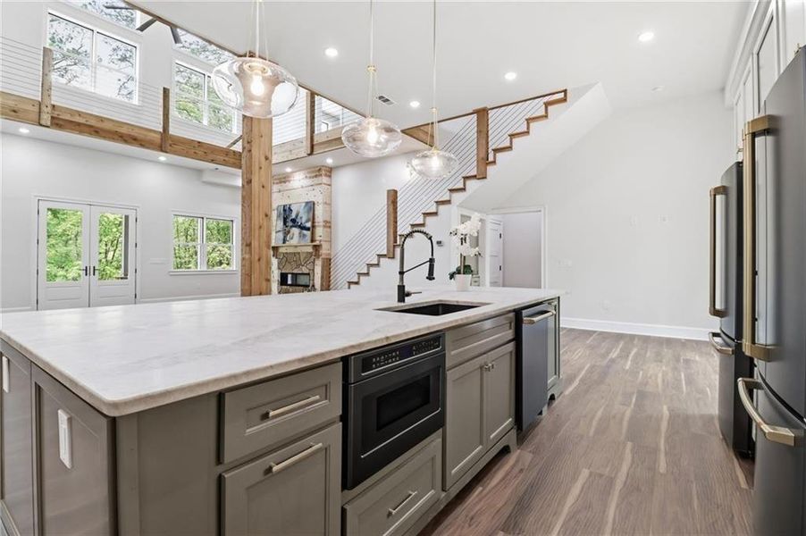 Furnished interior view inside a new home in , Acworth (Image 11).