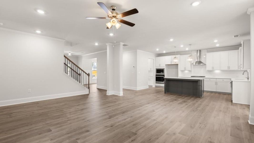 Spacious, unfurnished interior of a new home in Thalley Creek Estates, Cumming (Image 19). Spacious, unfurnished interior of a new home in Thalley Creek Estates, Cumming (Image 19).