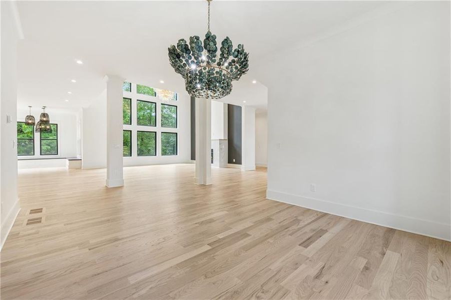 Spacious, unfurnished interior of a new home in , Marietta (Image 8). Spacious, unfurnished interior of a new home in , Marietta (Image 8).