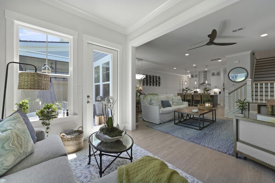 Furnished interior view inside a new home in , Mount Pleasant (Image 17).