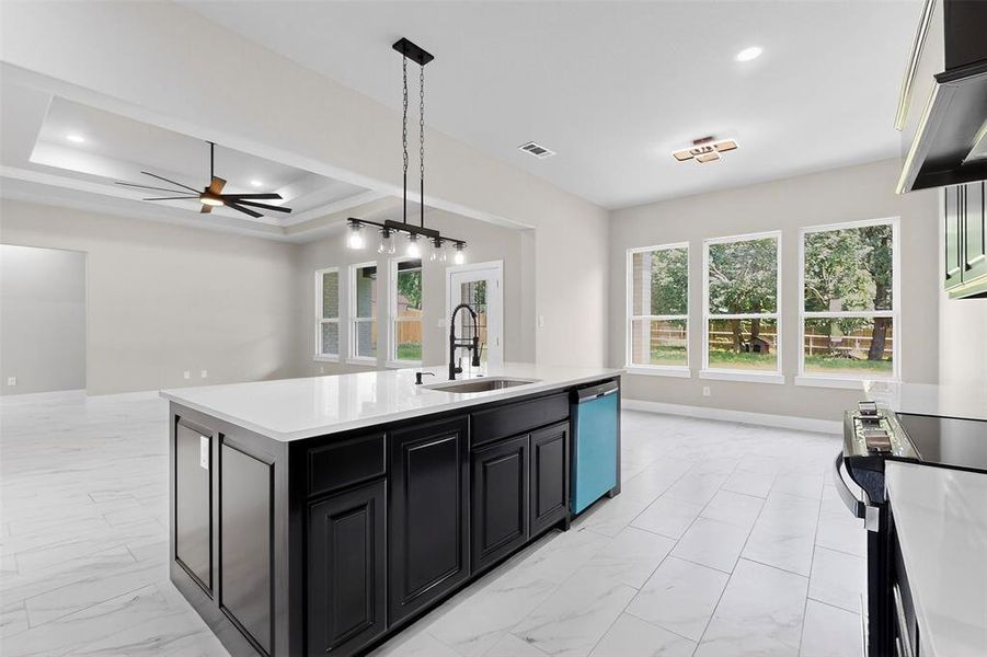 Furnished interior view inside a new home in , Fort Worth (Image 7).