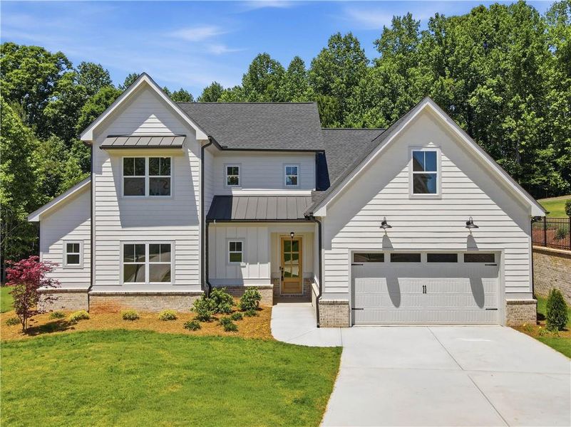 Front exterior of a new home in , Jefferson, GA, highlighting curb appeal (Image 30). Front exterior of a new home in , Jefferson, GA, highlighting curb appeal (Image 30).