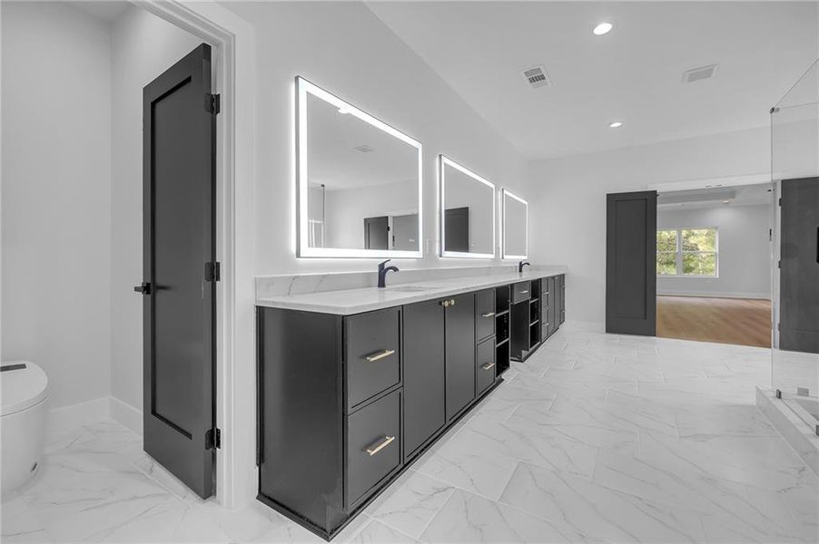 Furnished interior view inside a new home in , Fairburn (Image 3).