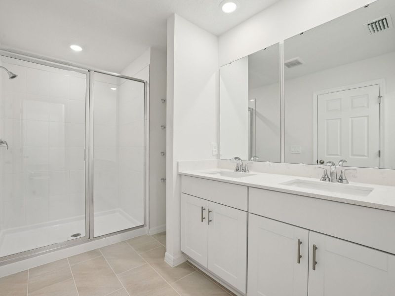 Furnished interior view inside a new home in Cagan Crossings West, Clermont (Image 5).