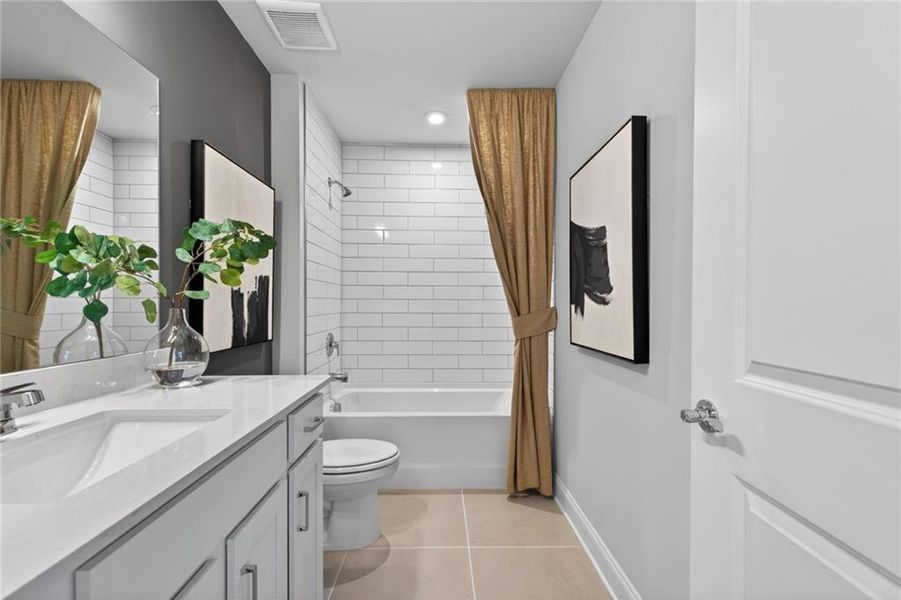 Furnished interior view inside a new home in Ansley Towns, Cumming (Image 25).