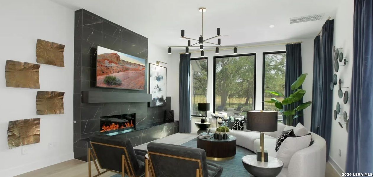 Furnished interior view inside a new home in Shavano Highlands, San Antonio (Image 10). Furnished interior view inside a new home in Shavano Highlands, San Antonio (Image 10).