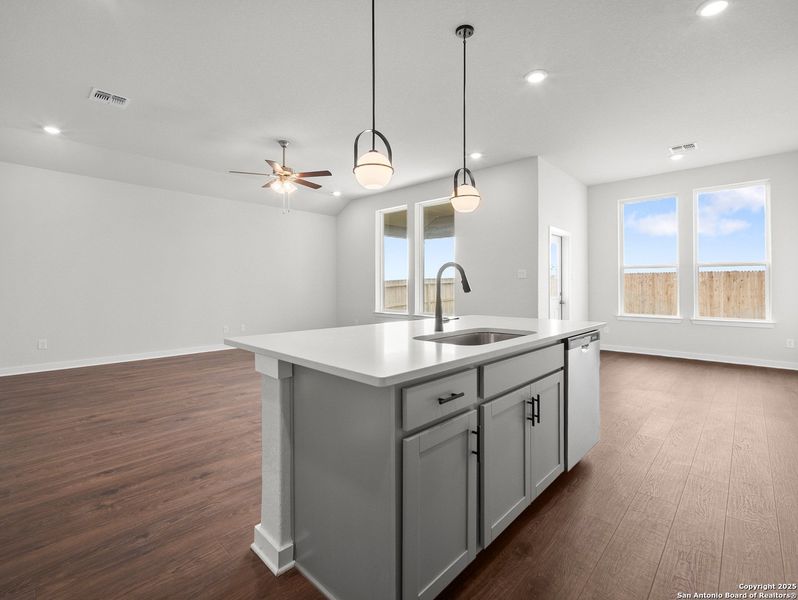 Furnished interior view inside a new home in Morgan Meadows, San Antonio (Image 7).