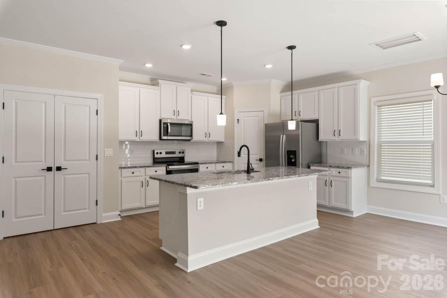 Furnished interior view inside a new home in Colonial Crossing, Troutman (Image 6).