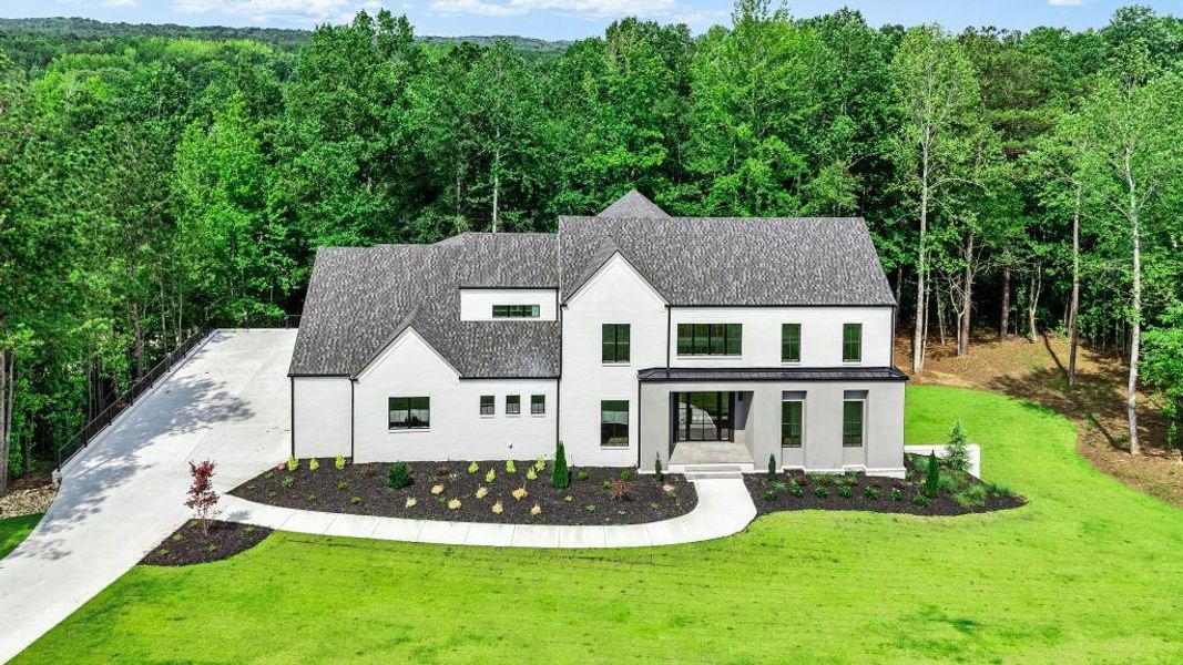 Front exterior of a new home in , Newnan, GA, highlighting curb appeal (Image 35).