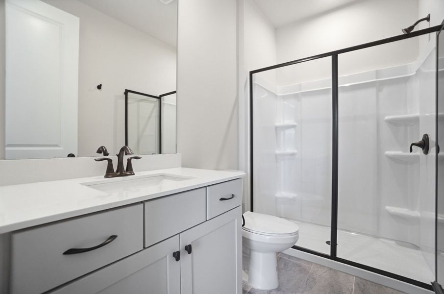 Furnished interior view inside a new home in Blair Place, Monroe (Image 10). Furnished interior view inside a new home in Blair Place, Monroe (Image 10).