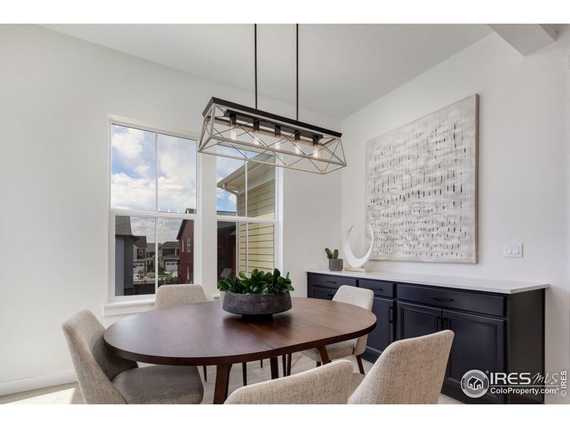 Furnished interior view inside a new home in Westerly, Erie (Image 12). Furnished interior view inside a new home in Westerly, Erie (Image 12).