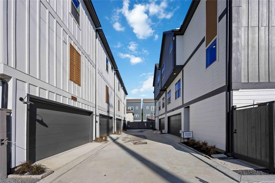 Each home with garage Each home with garage