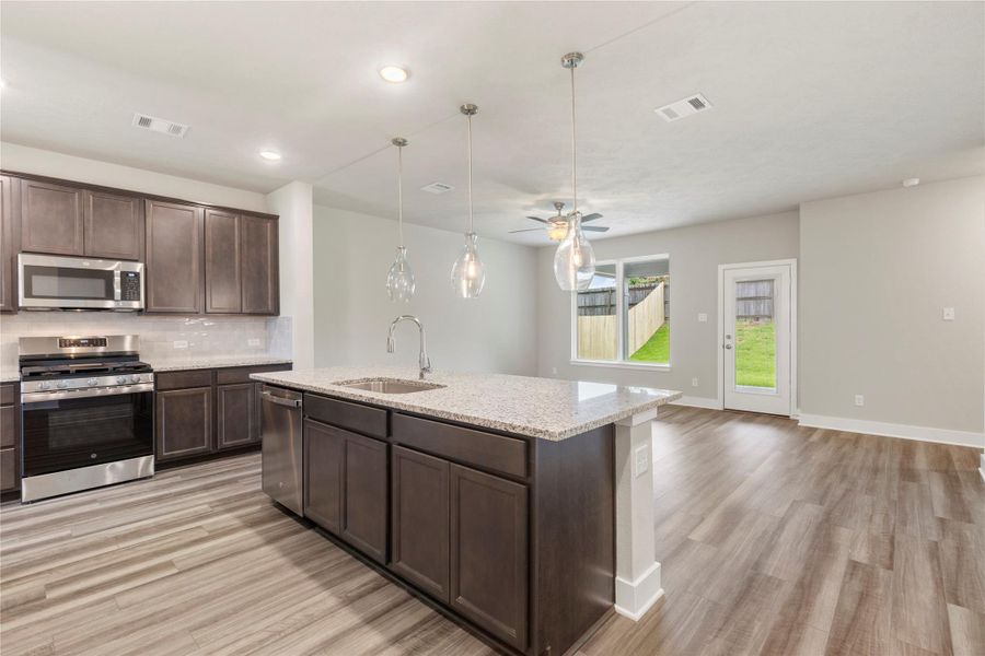 Furnished interior view inside a new home in Vintage Farms, Brenham (Image 11).