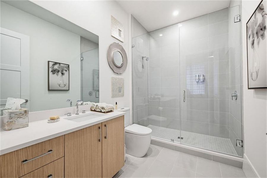 Furnished interior view inside a new home in The Dillon Buckhead, Atlanta (Image 48). Furnished interior view inside a new home in The Dillon Buckhead, Atlanta (Image 48).