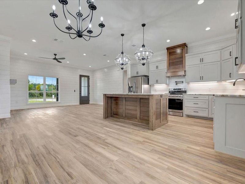 Furnished interior view inside a new home in , Huntington (Image 14).