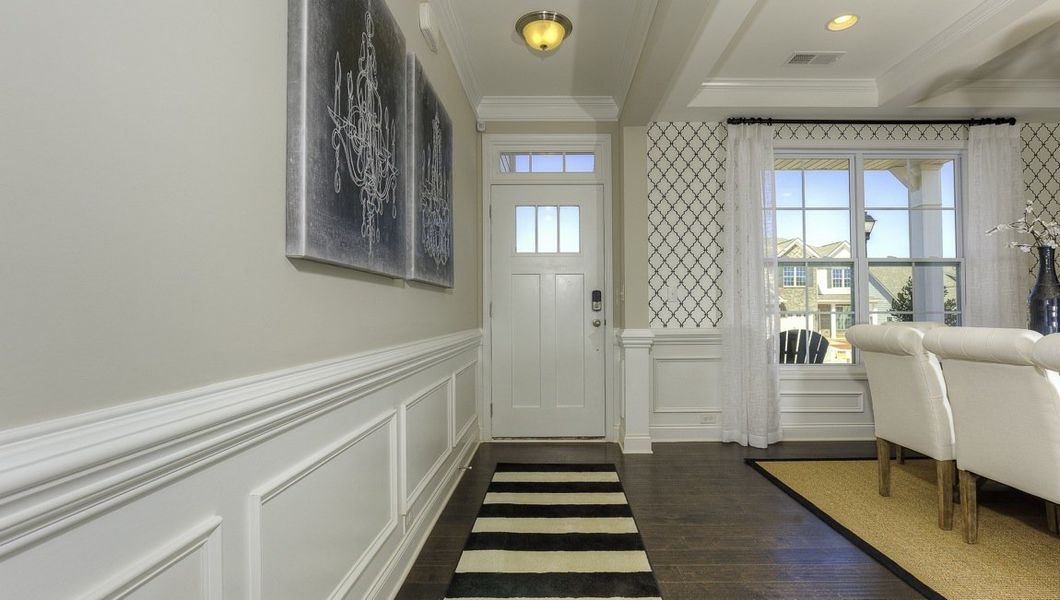 Representative furnished interior of a home built from the Verwood by D.R. Horton in Chumley Estates, Reidville (Image 9).