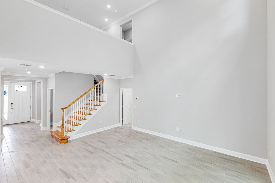 Spacious, unfurnished interior of a new home in Osprey Cove, St. Marys (Image 32). Spacious, unfurnished interior of a new home in Osprey Cove, St. Marys (Image 32).