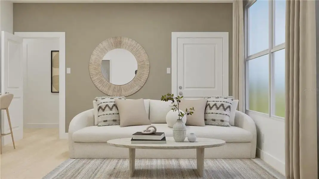 Furnished interior view inside a new home in Ranches at Lake McLeod, Eagle Lake (Image 24).