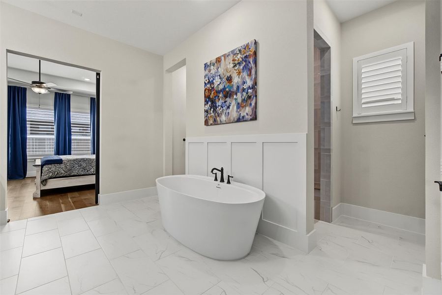 Furnished interior view inside a new home in The Highlands, Porter (Image 28).