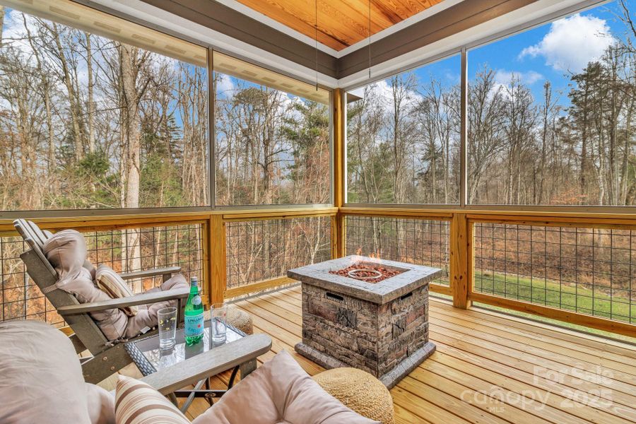 Exterior details and patio area of a home in , Hendersonville (Image 26).