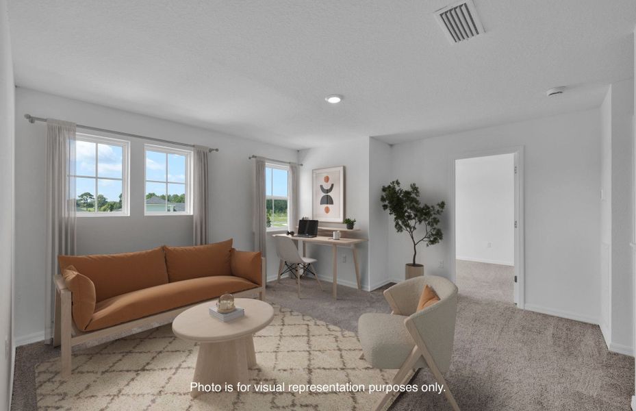 Furnished interior view inside a new home in Hyland Trail, Green Cove Springs (Image 3).