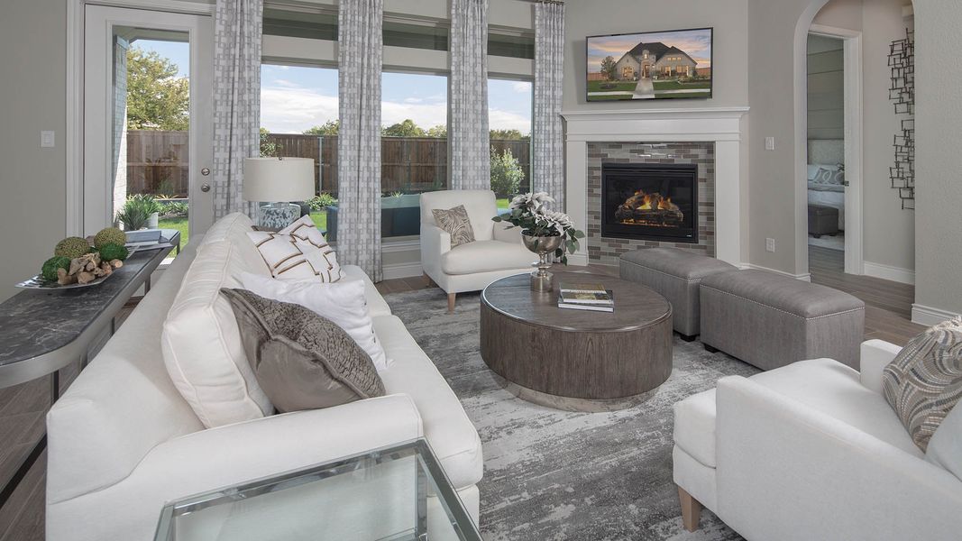 Furnished interior view inside a new home in Candela, Richmond (Image 60).