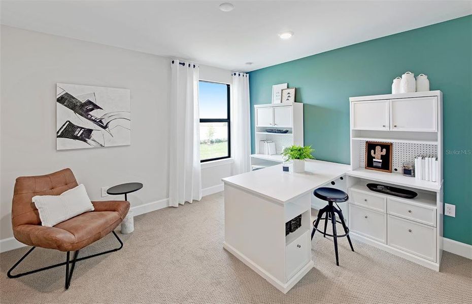 Furnished interior view inside a new home in Talon Preserve on Palmer Ranch, Nokomis (Image 21).
