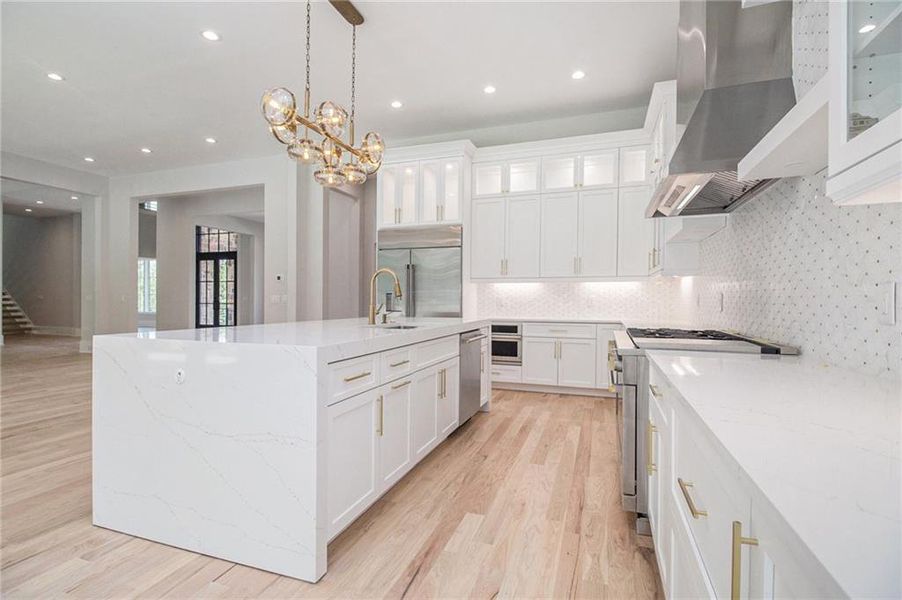 Furnished interior view inside a new home in , Alpharetta (Image 8).