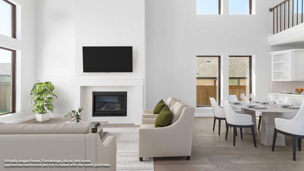 Representative furnished interior of a home built from the 2593W by Perry Homes in Bridgeland, Cypress (Image 4). Representative furnished interior of a home built from the 2593W by Perry Homes in Bridgeland, Cypress (Image 4).