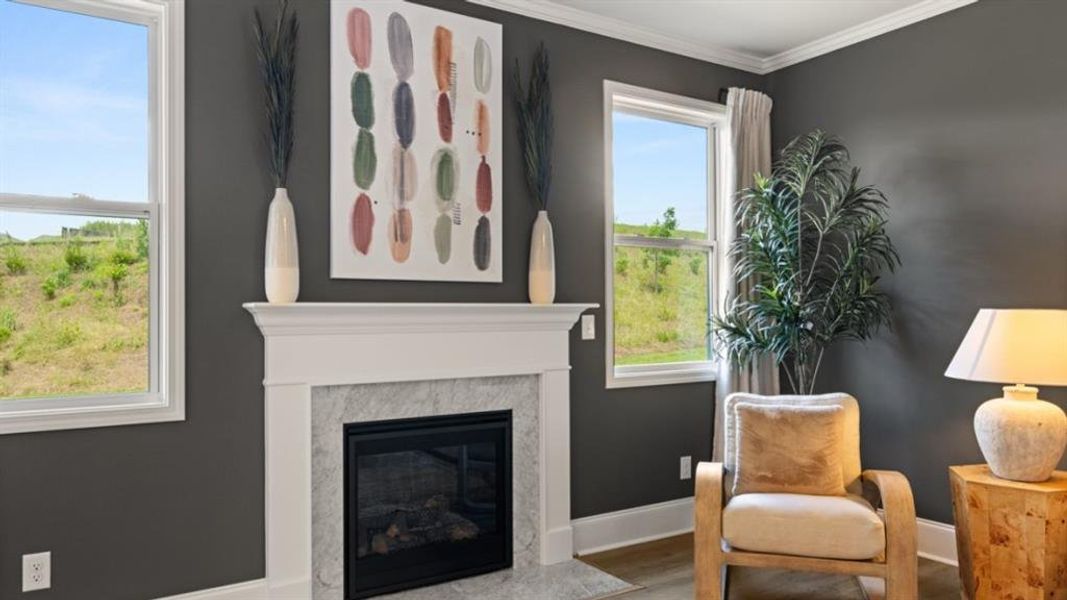 Furnished interior view inside a new home in Hamptons at Riverwood East, Dallas (Image 58). Furnished interior view inside a new home in Hamptons at Riverwood East, Dallas (Image 58).