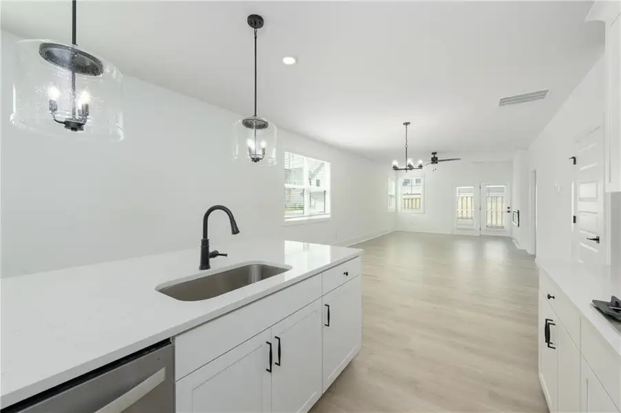 Furnished interior view inside a new home in The Village at Sandy Plains, Marietta (Image 3).