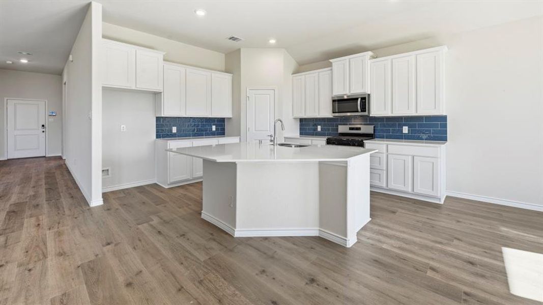 Furnished interior view inside a new home in The Woods at Lindsey Place, Anna (Image 6).