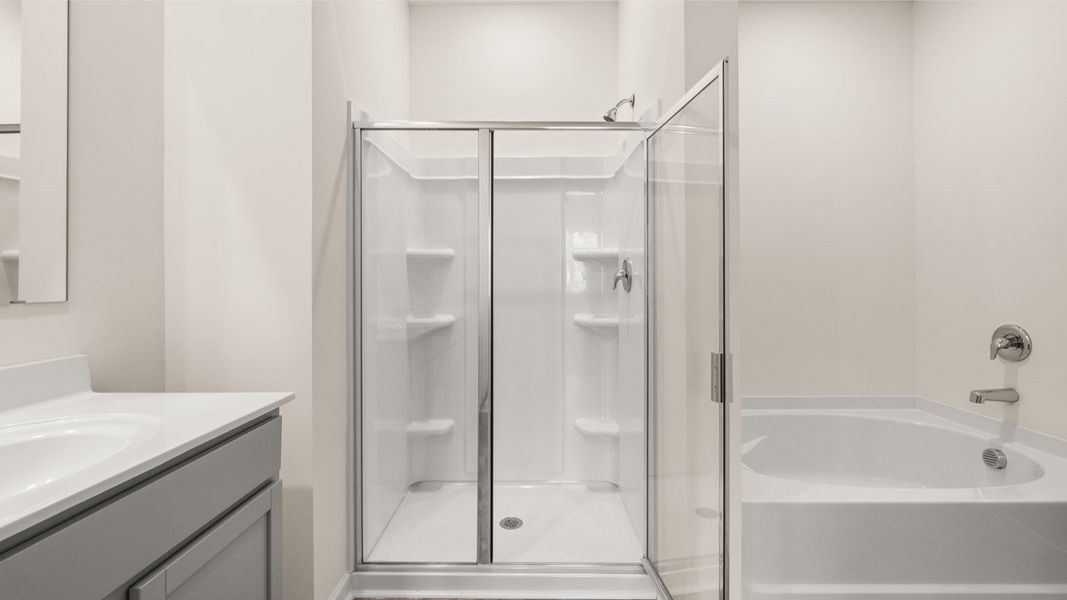 Furnished interior view inside a new home in The Abbey at Trolley Run Station, Aiken (Image 12).