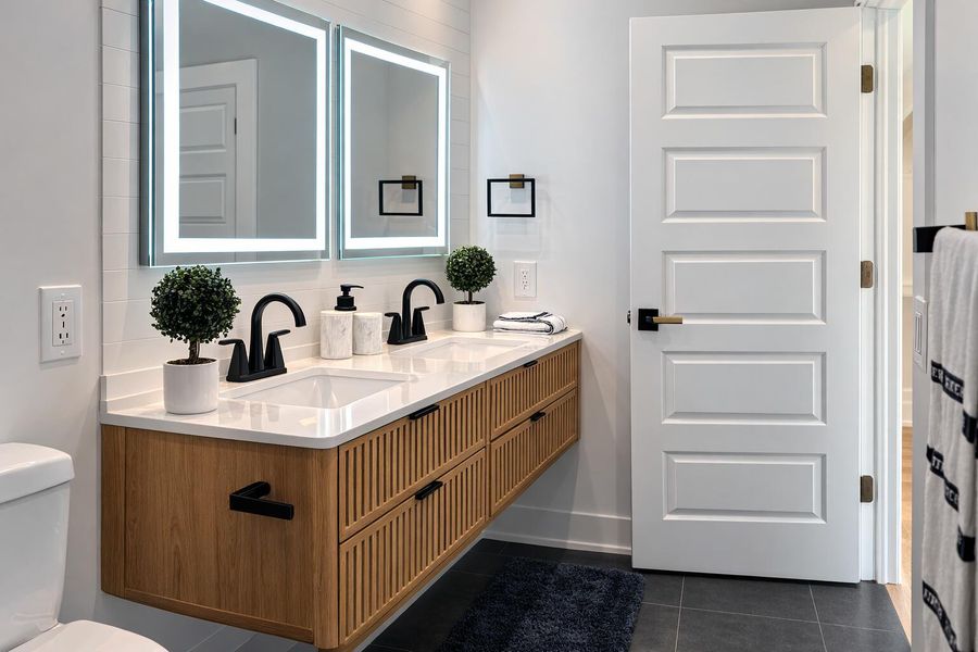 Furnished interior view inside a new home in , North Charleston (Image 39).