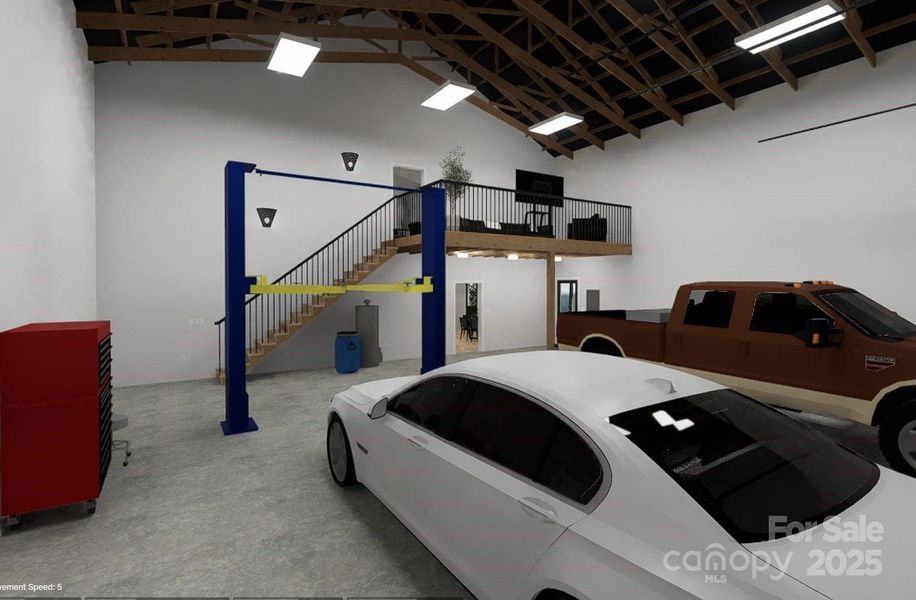 Furnished interior view inside a new home in , Statesville (Image 6).