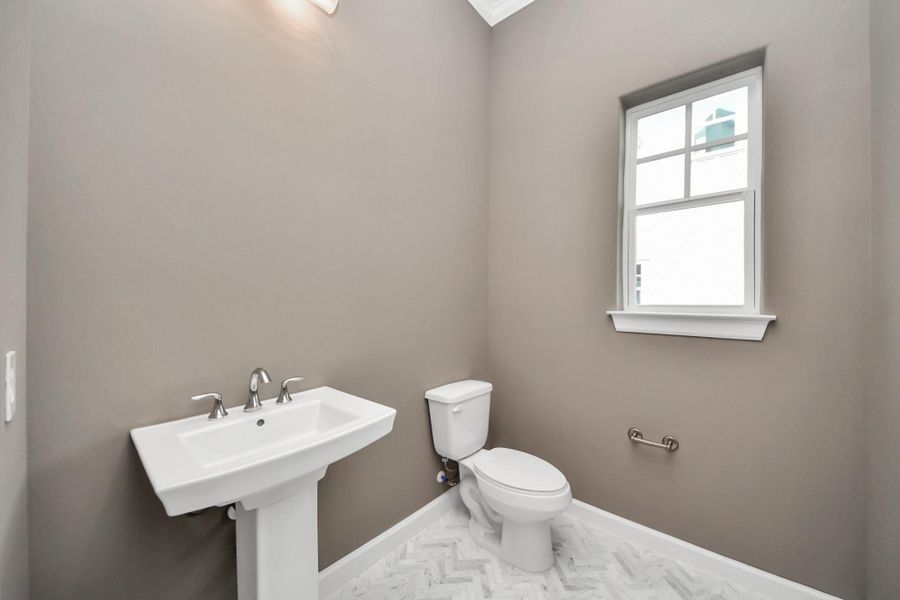 Additional bathroom offering practical space and standard fixtures. Additional bathroom offering practical space and standard fixtures.