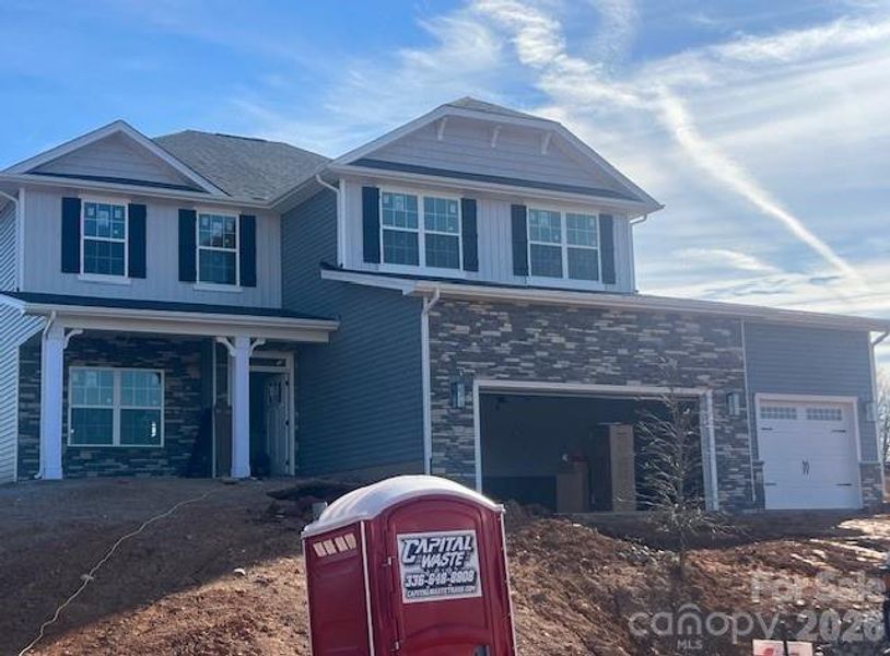 In-progress construction of a new home in Cardiff Glyn, Catawba, NC (Image 20).