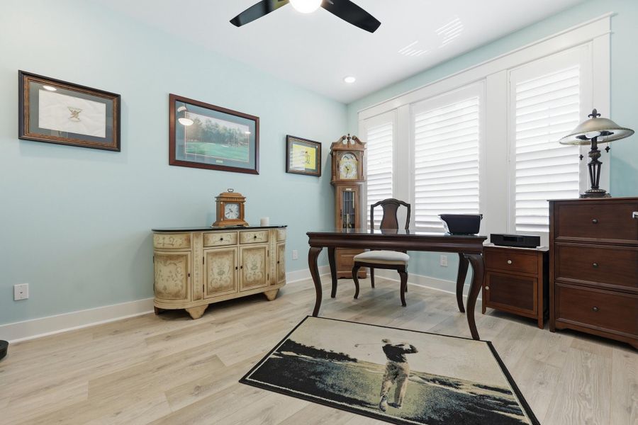 Furnished interior view inside a new home in K. Hovnanian's® Four Seasons at Lakes of Cane Bay, Summerville (Image 8).