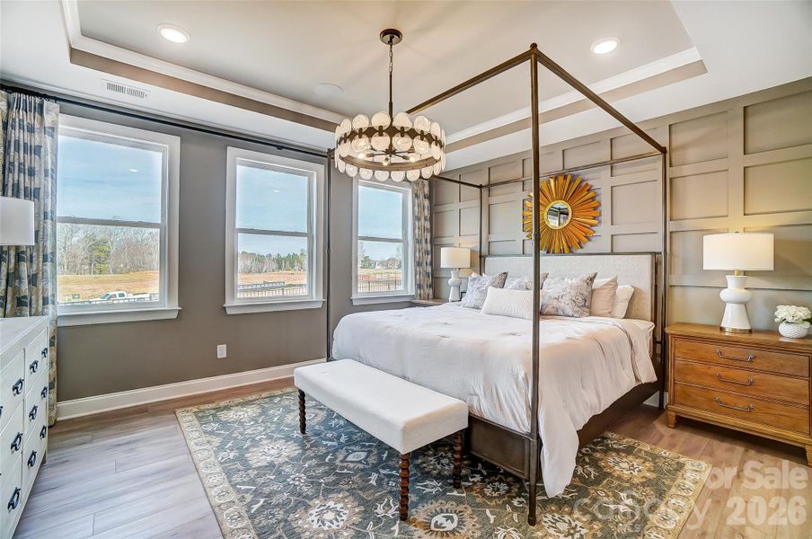 Primary bedroom on the main