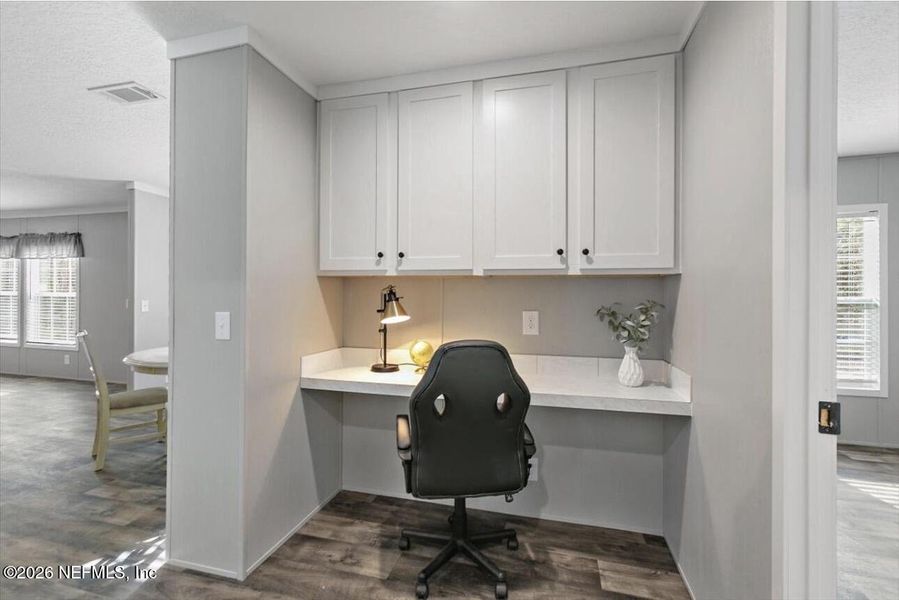 Furnished interior view inside a new home in , Jacksonville (Image 14). Furnished interior view inside a new home in , Jacksonville (Image 14).