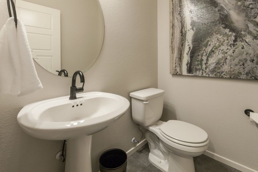 Representative furnished interior of a home built from the Telluride 1A by Hartford Homes in Timnath Ranch Townhomes, Timnath (Image 11).