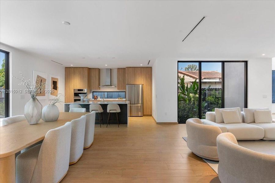 Furnished interior view inside a new home in , Miami (Image 6).