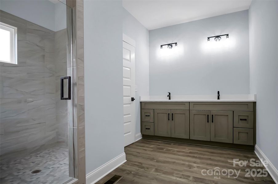 Spacious, unfurnished interior of a new home in , Iron Station (Image 21).