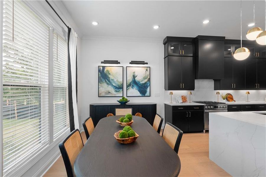Furnished interior view inside a new home in Palisades, Cumming (Image 7).