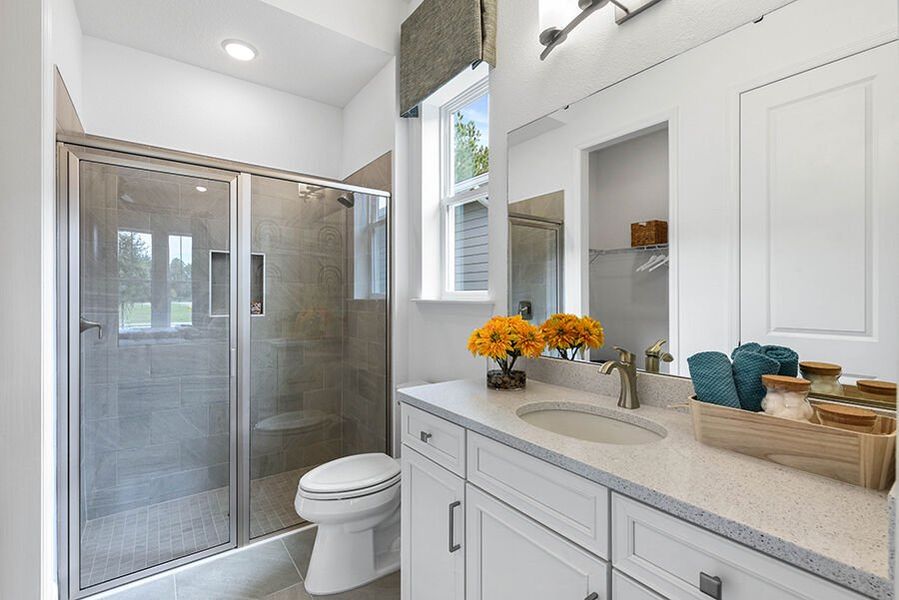 Representative furnished interior of a home built from the Harbor by Mattamy Homes in RiverTown, St. Johns (Image 12).