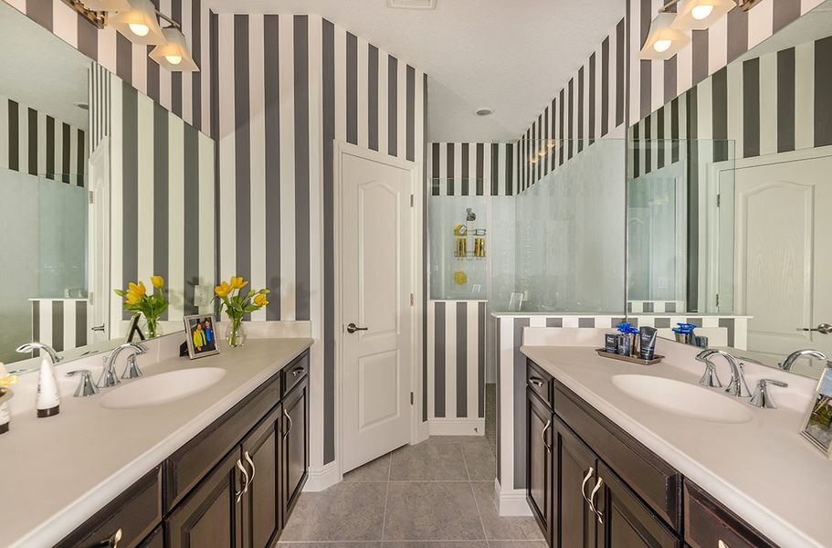 Furnished interior view inside a new home in Grand Palm, Venice (Image 12).