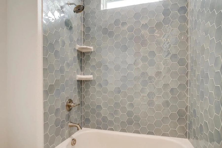 Representative furnished interior of a home built from the The Nathan by Elmwood Custom Homes in Ranch at Stone Hill, Waxahachie (Image 24).