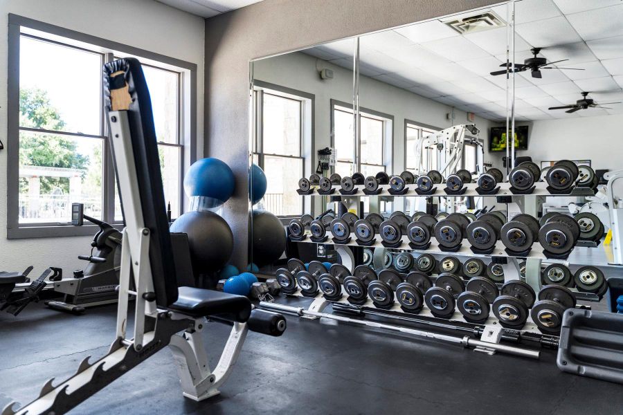 Fitness Center located in the Colony Amenity Center