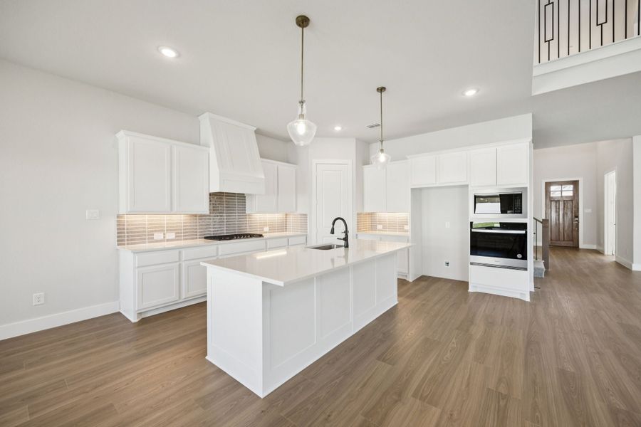 Furnished interior view inside a new home in Painted Tree Lakeside, McKinney (Image 15).