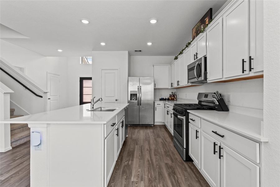 Furnished interior view inside a new home in Tavola: Wildflower II Collection, New Caney (Image 12).